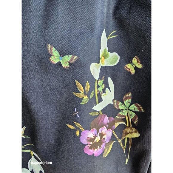 BNWT Ted Baker Blue Elopia Entangled Enchantment Floral Trouser - Picture 8 of 16